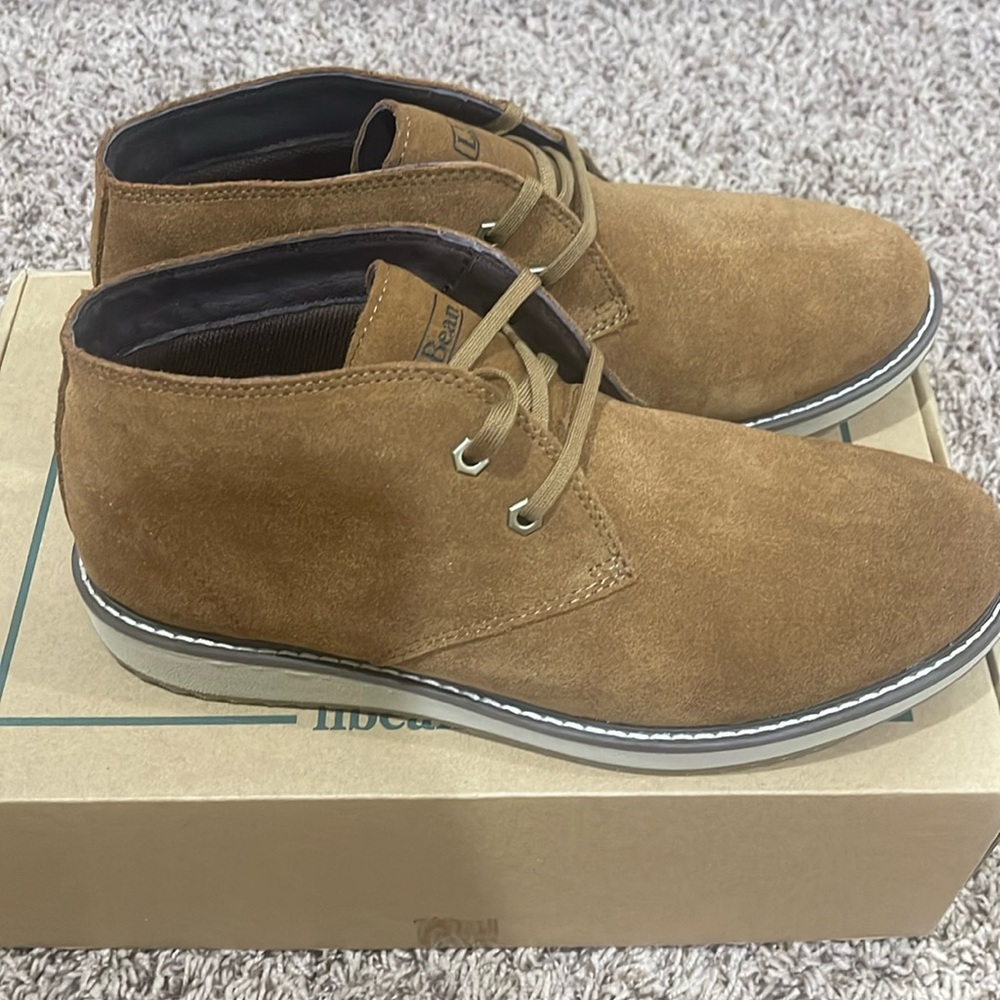 LL Bean Men’s Stonginton Chukka Boots, Size 10.5
